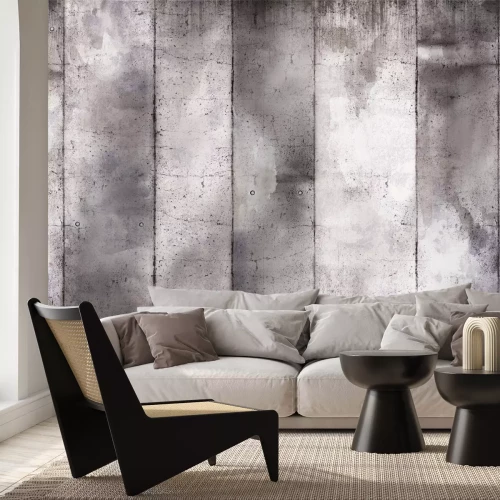 Fototapete Betonwand aus grauen Blöcken