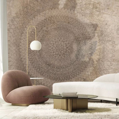 Fototapete Ornamentales Muster mit Mandala