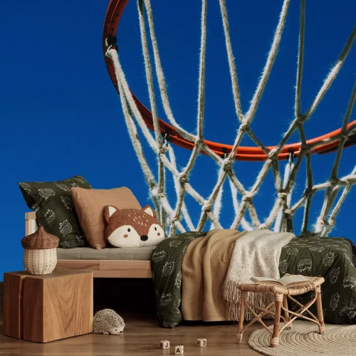 Fototapete Basketballkorb mit Netz