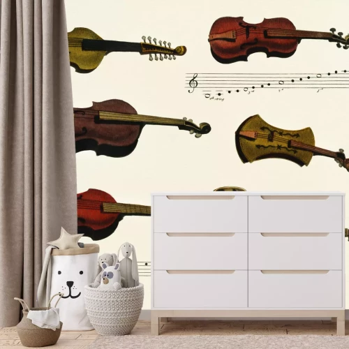 Fototapete Historische Violinen und Celli