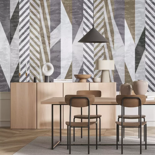 Fototapete Abstraktes gestreiftes Muster