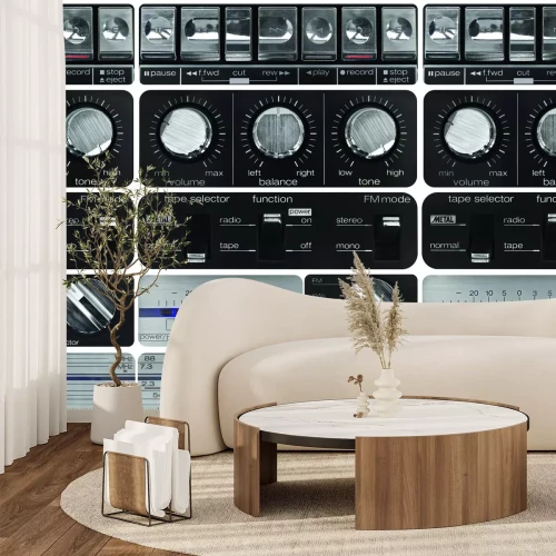 Fototapete Vintage-Musikverstärker