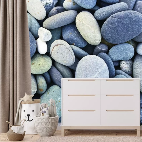 Fototapete Imitativer Muster glatter Steine