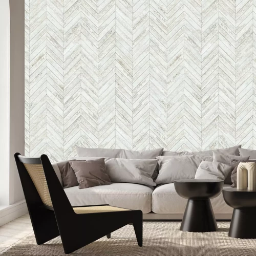 Fototapete Muster in Holzparkettbrettern