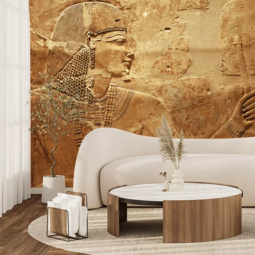 Fototapete Flachrelief aus altägyptischem Stein