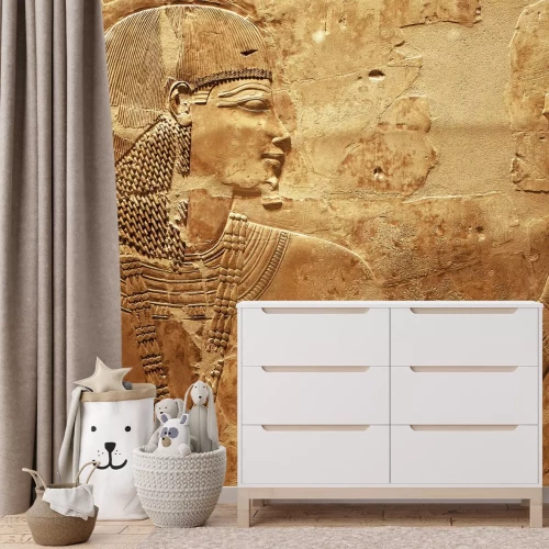 Fototapete Flachrelief aus altägyptischem Stein