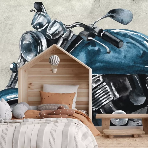 Fototapete Retro Harley-Motorrad