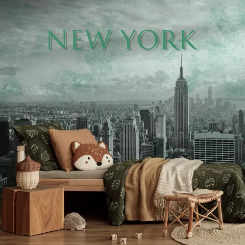 Fototapete Vogelperspektive auf die Stadt New York