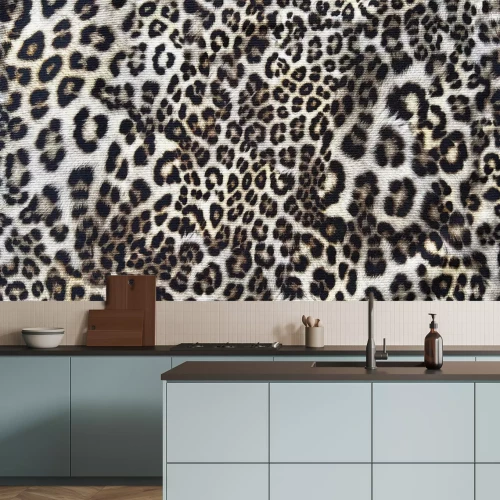 Sticker Leopardenmuster mit feiner Textur
