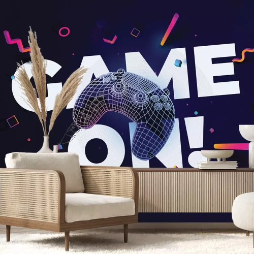 Sticker Spielcontroller und der Schriftzug Game On