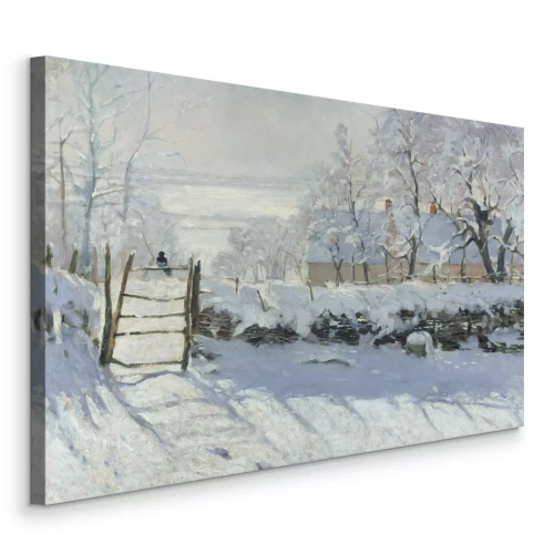 Bild Ein stilles Dorf unter einer Schneedecke