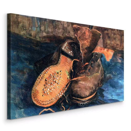 Bild Retro-Lederschuhe mit Nägeln