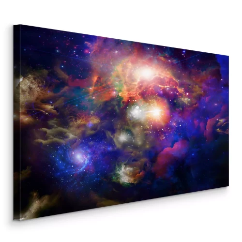 Bild Helle Sterne zwischen den Nebeln