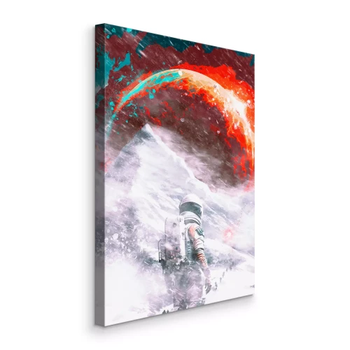 Bild Astronaut und ein fantastischer Blick auf den Planeten