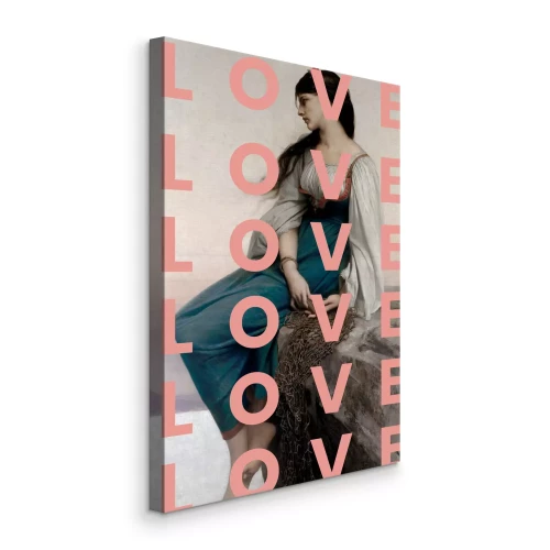 Bild Renaissancefrau mit Liebe zur Typografie