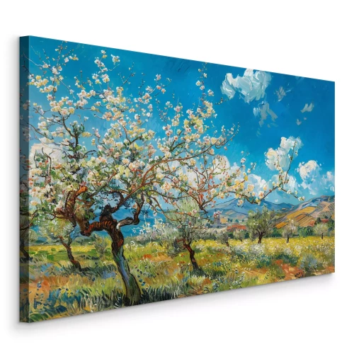 Bild Reproduktion von Van Goghs blühendem Obstgarten