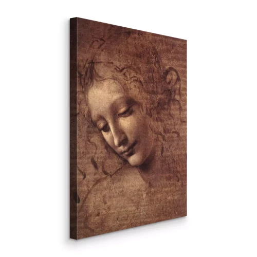 Bild Eine wunderschöne Frau mit üppiger Frisur in einem Porträt