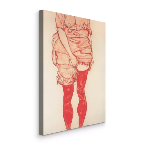 Bild Eine elegante Figur in intensivem Rot