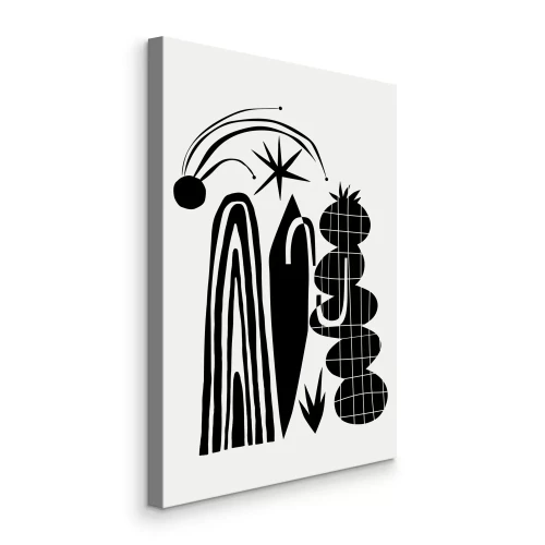 Bild Grafische Formen mit Weltraummotiv