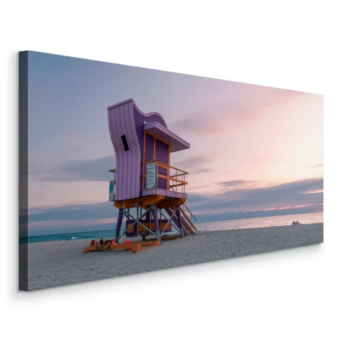 Bild Eine moderne Rettungskabine in Pastellfarben