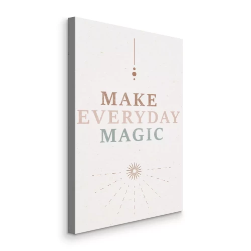 Bild Positive Typografie mit Sonnensymbol