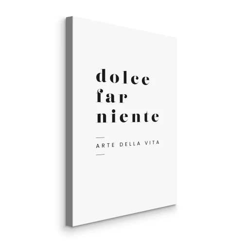 Bild Dekorative Inschrift über süße Faulheit