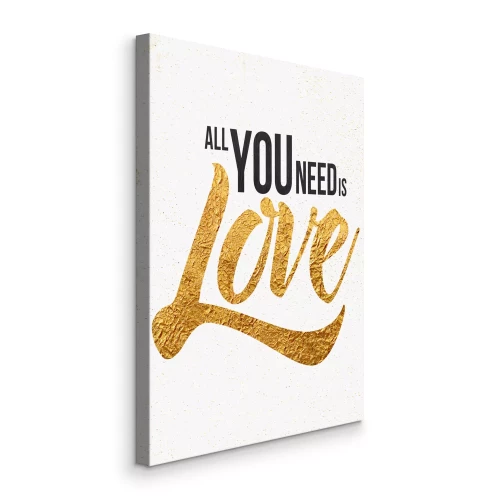 Bild Dekorative Inschrift über die Notwendigkeit der Liebe
