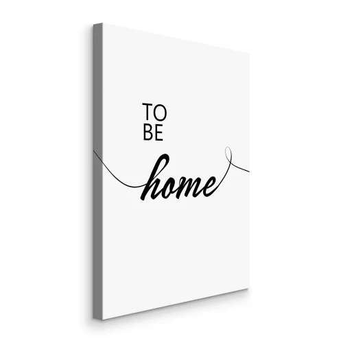 Bild Typografie mit einem Zitat über das Zuhausesein