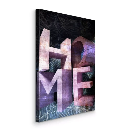 Bild Die Inschrift „Haus“ in geometrischer Form