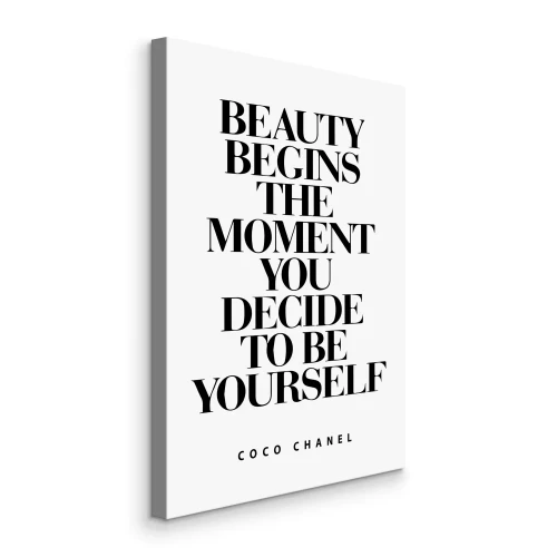 Bild Motivierende Inschrift über Authentizität