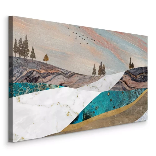 Bild Künstlerische Landschaften in Marmortexturen