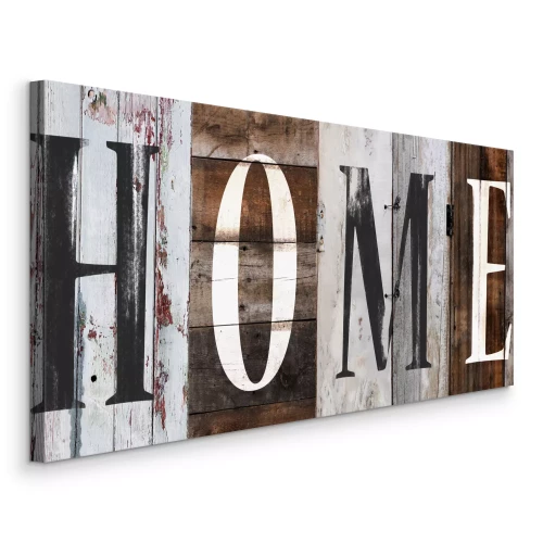 Bild Die Inschrift „Haus“ auf dem Hintergrund der Bretter