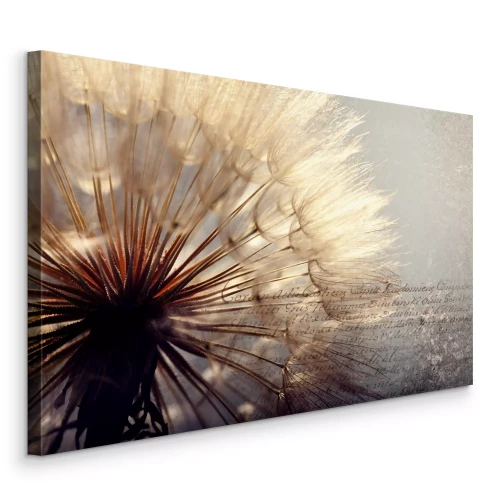 Bild Löwenzahn auf strukturiertem Hintergrund mit der Inschrift