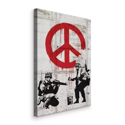 Bild Banksy-Reproduktion von CND-Soldaten