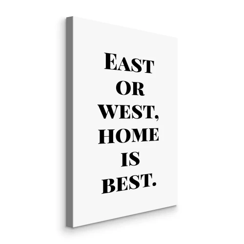 Bild Die beste Hausinschrift in Schwarz