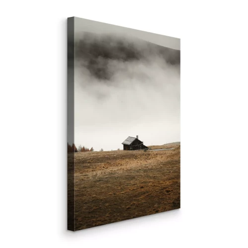 Bild Ein Holzhaus mitten im Nirgendwo