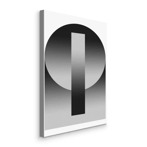 Bild Abstrakte Formen in Schwarz und Weiß