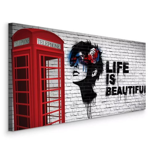 Bild Wandgemälde mit britischem Motiv