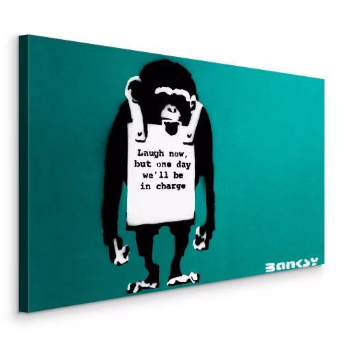 Bild Banksy-Reproduktion: Laugh now