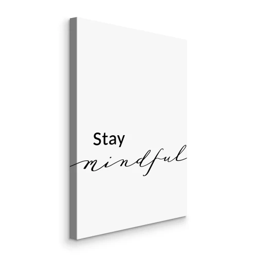 Bild Inschrift über bewusstes Leben