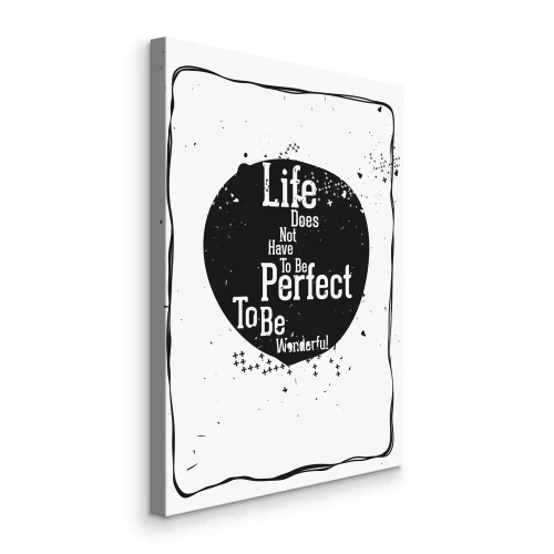 Bild Typografie, die zum Leben inspiriert