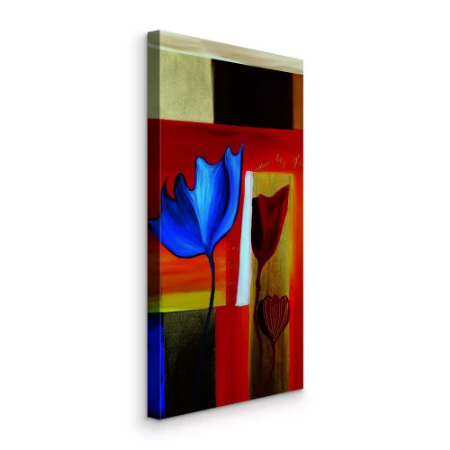 Bild Abstrakte Tulpen in geometrischen Formen