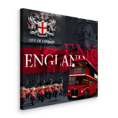 Bild Militärparade mit einem Bus