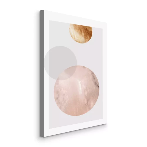 Bild Geometrische, beige, strukturierte Kreise