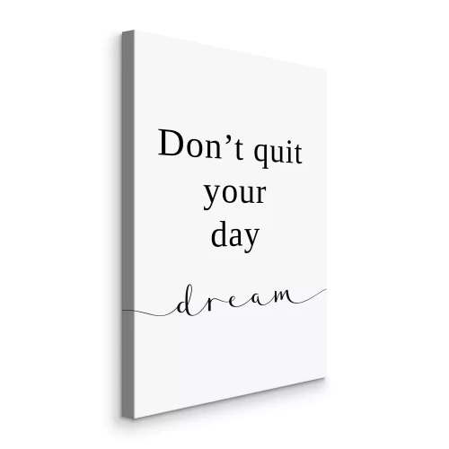 Bild Inschrift über Träume in dekorativem Stil