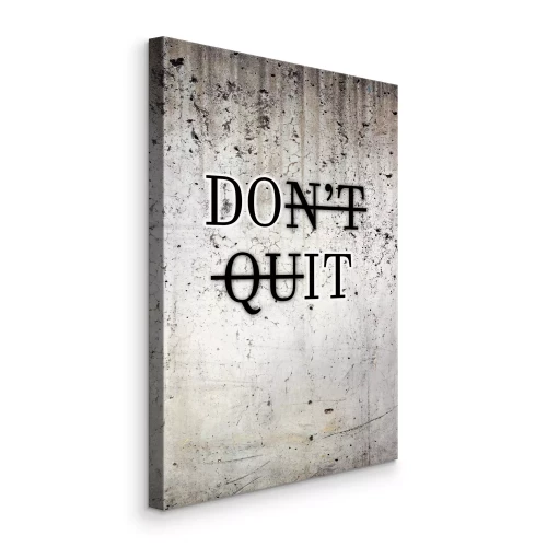 Bild Motivierende Inschrift an einer Betonwand