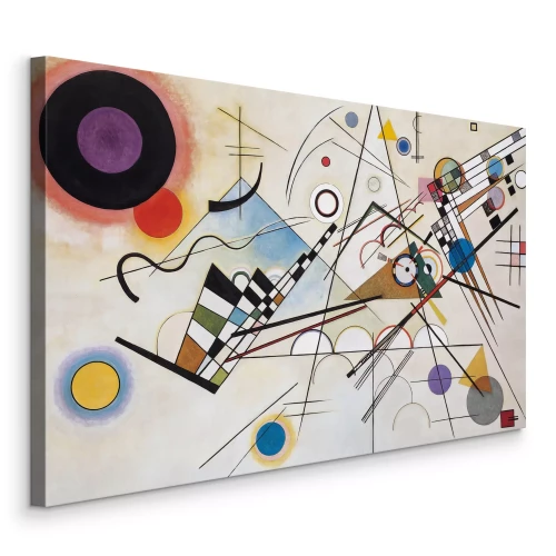 Bild Reproduktion eines abstrakten Gemäldes von Wassily Kandinsky