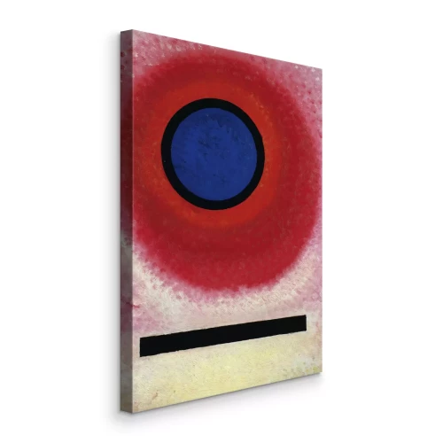 Bild Reproduktion des Gemäldes „Blauer Kreis“ von Wassily Kandinsky