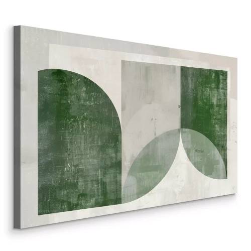 Bild Grüne Formen, die zusammenkommen