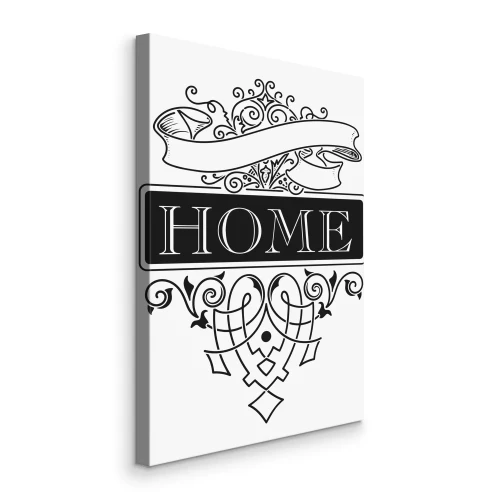 Bild Hausinschrift mit Verzierungen